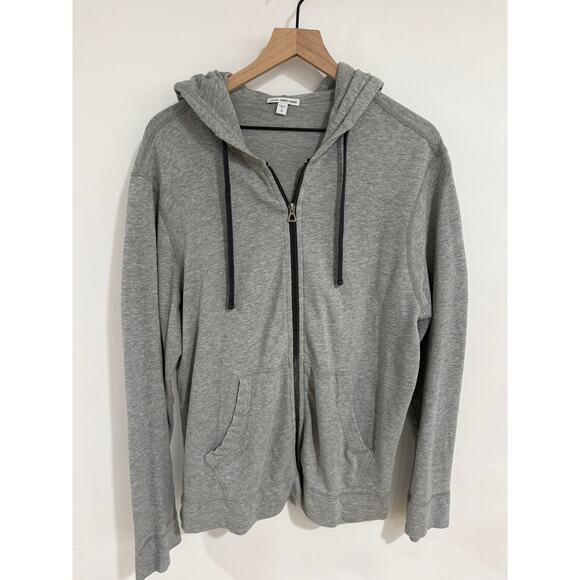 James Perse Other - James Perse Drawstring Gray Hoodie Mens Sz3/L